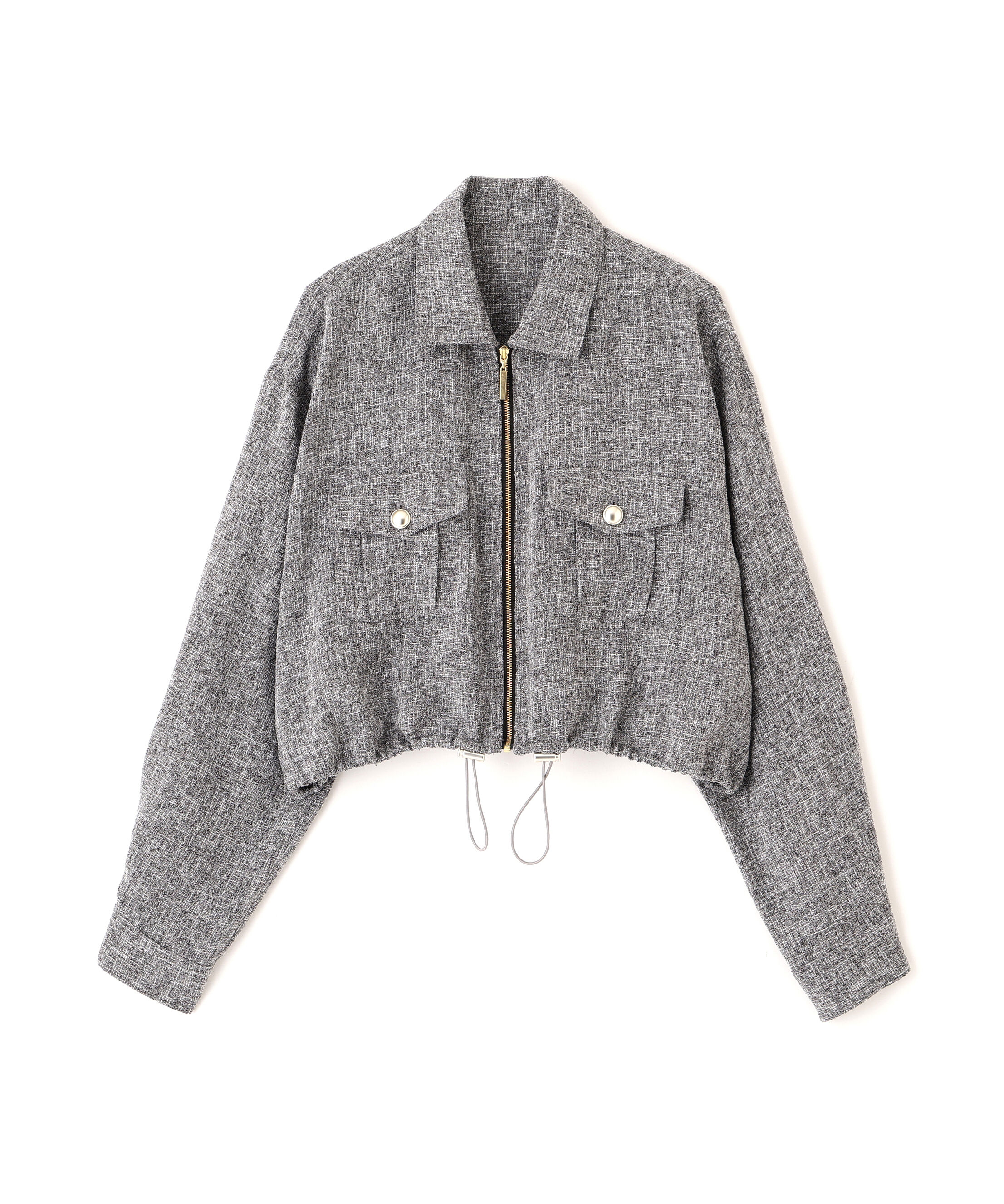 PROPORTION BODY DRESSING「スプリングツイードブルゾン　26SS」|ブルゾン・スタジャン|