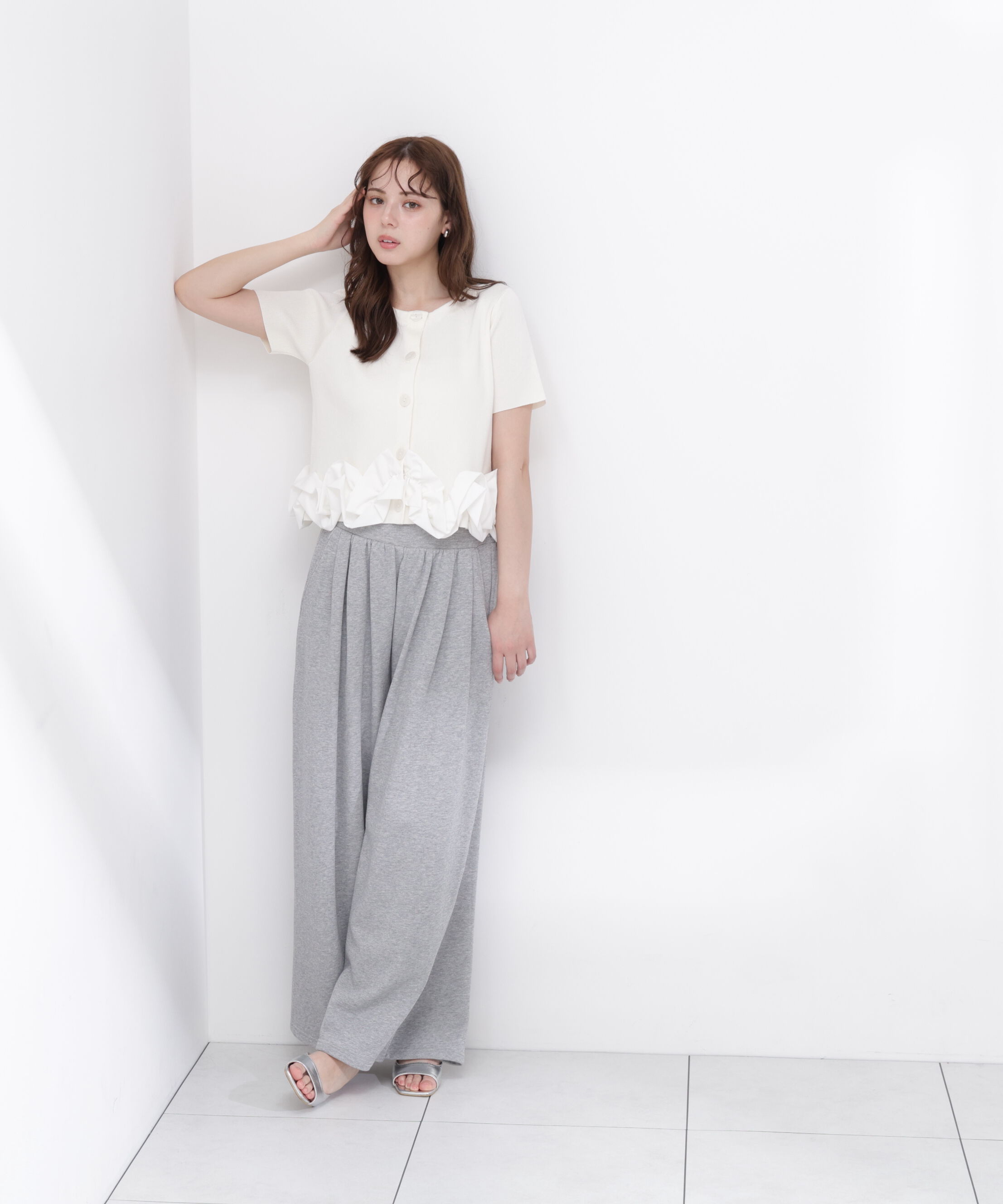 PROPORTION BODY DRESSING「《EDIT COLOGNE》スウェットタックパンツ　26SS」|その他|