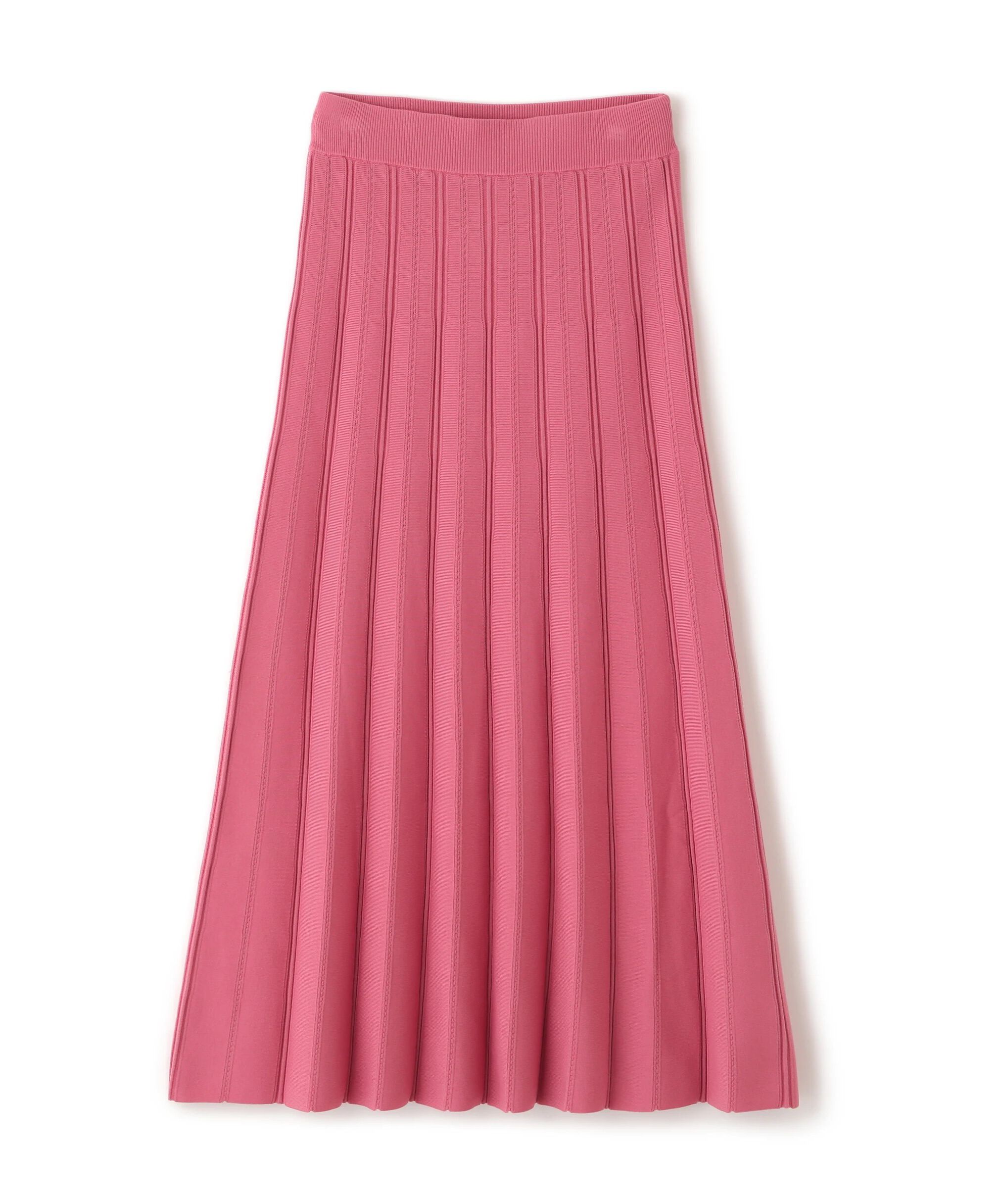  「◆ニットプリーツフレアースカート」|スカート|