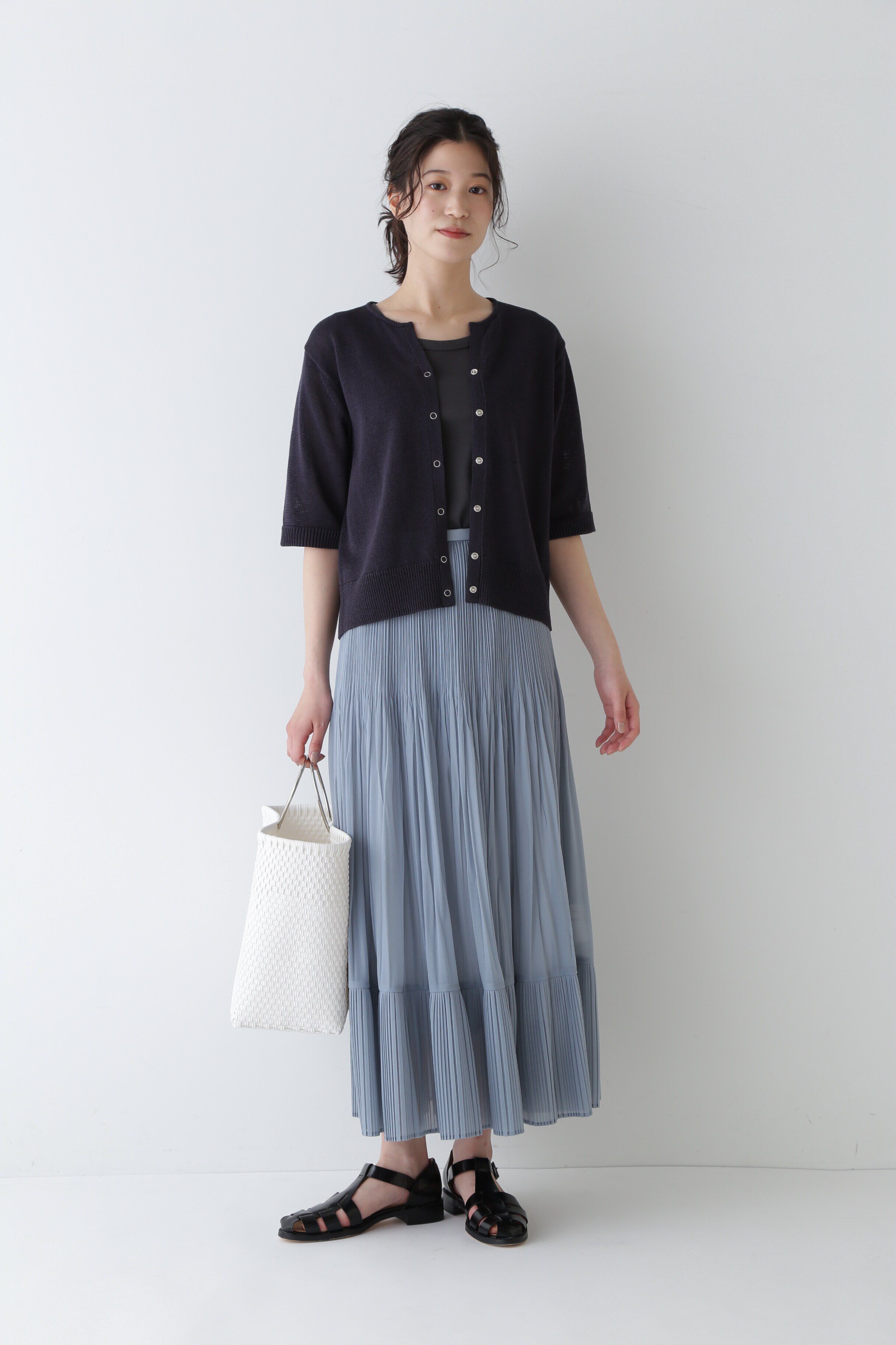  「◆ミドルゲージギマニットカーディガン」|ニット・セーター|