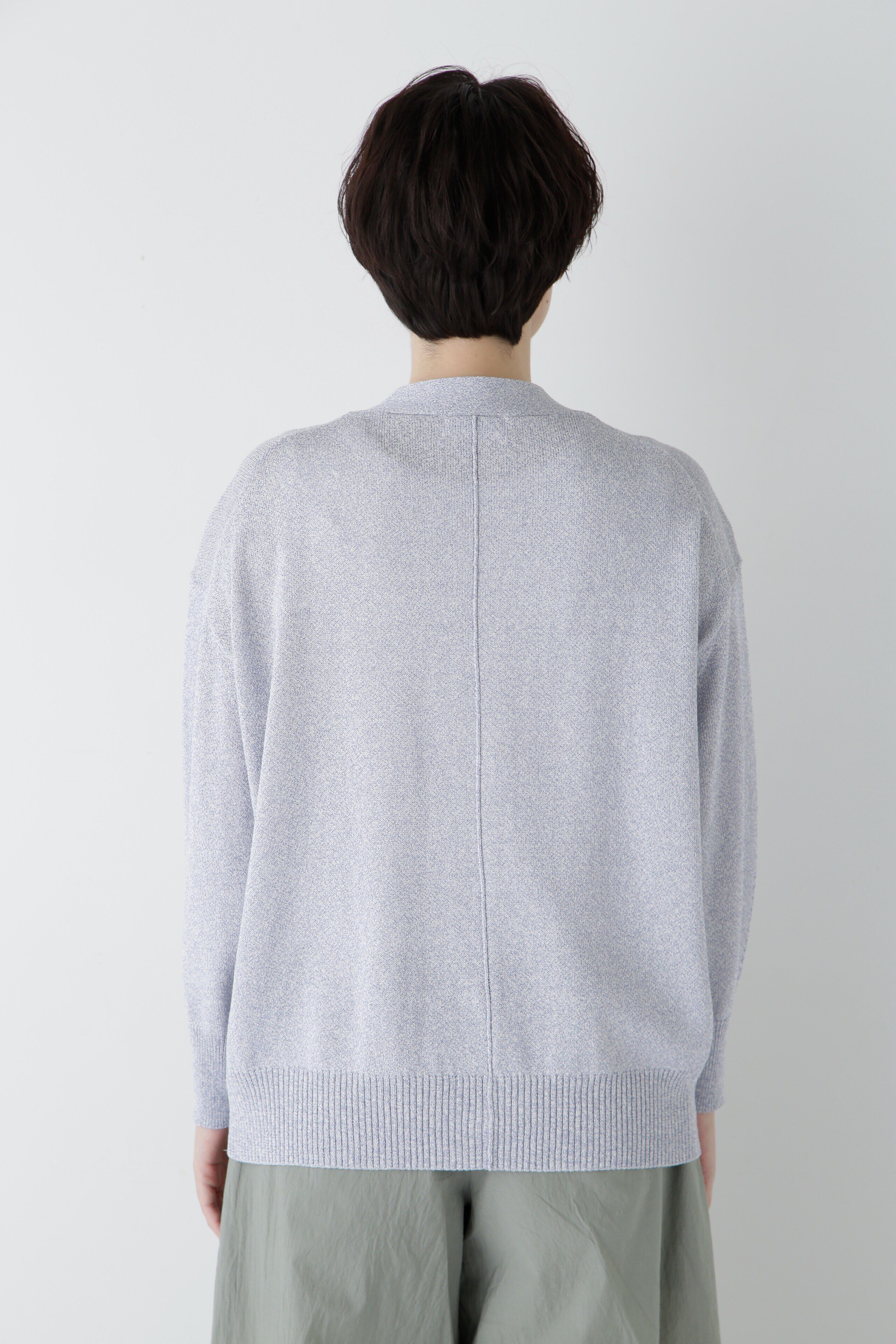  「◆【ウォッシャブル】ペーパーヤーンミドル丈カーディガン」|ニット・セーター|