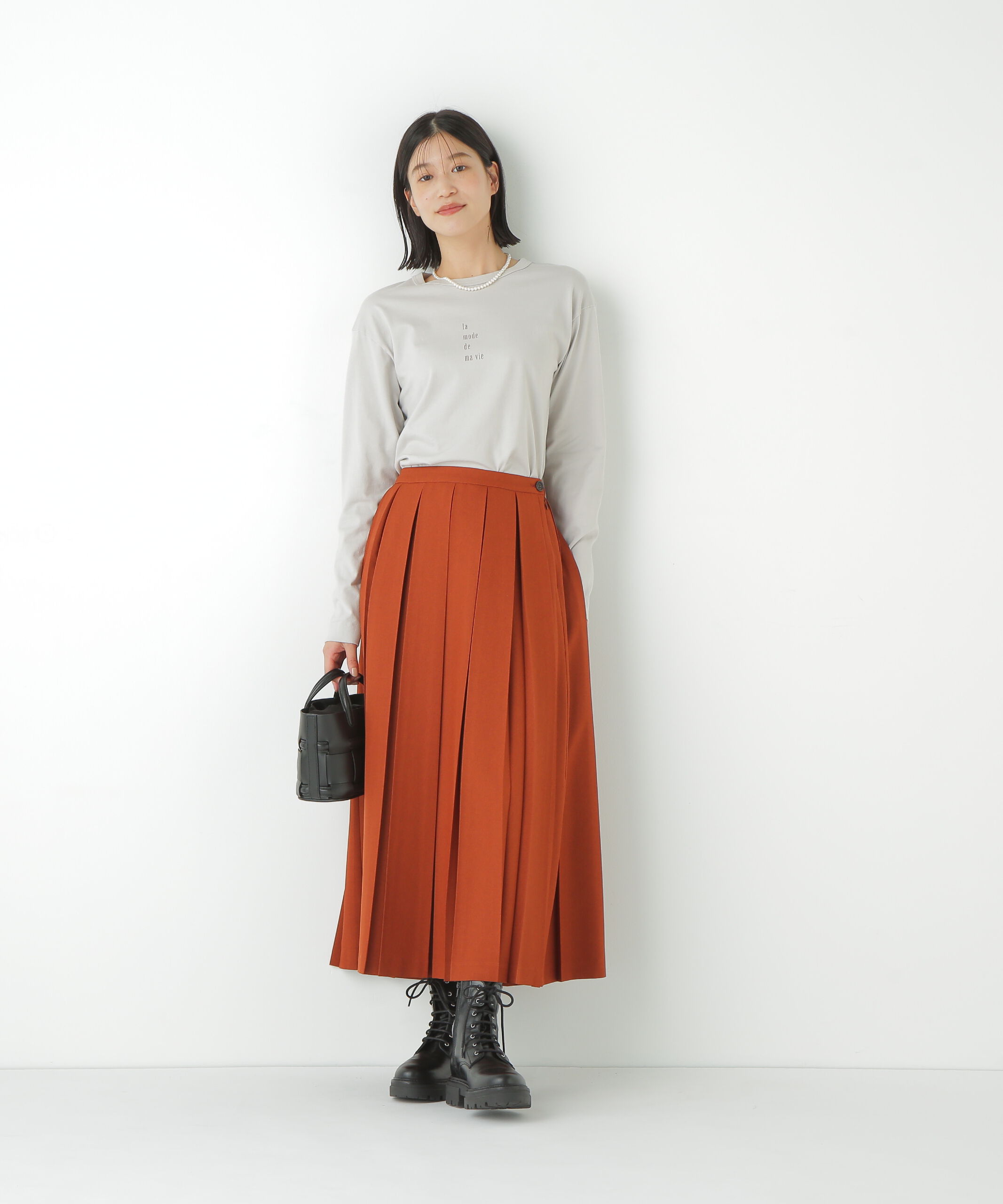  「◆ボックスプリーツＡラインスカート」|スカート|