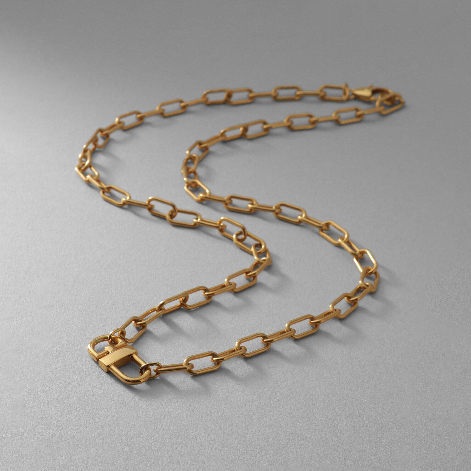 COCOSHNIK ONKITSCH「シルバー ロックモチーフネックレス GP」|ネックレス|ゴールド(600)