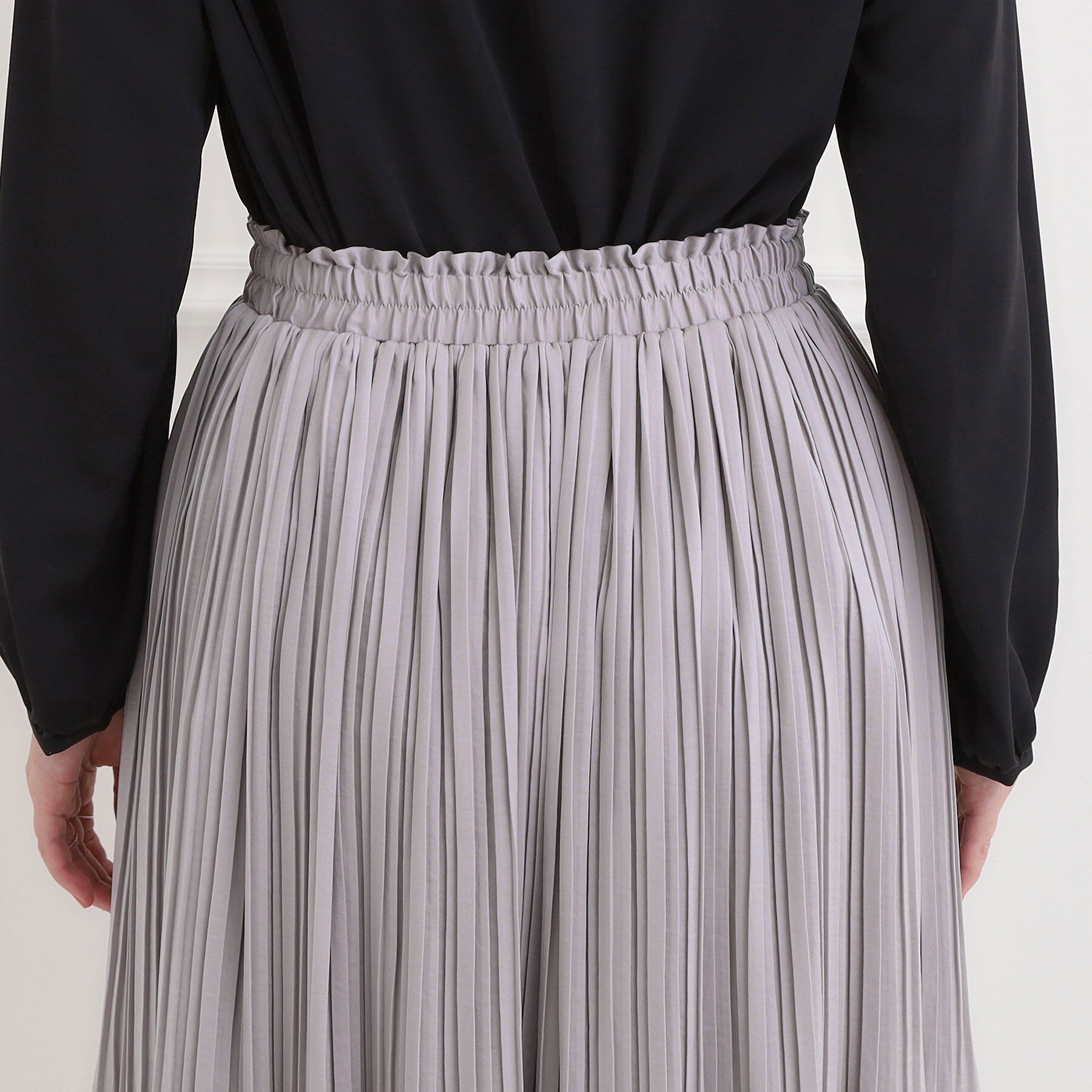 SHOO･LA･RUE「【洗濯機可/着丈選べる】オンにもオフにも 軽やかプリーツスカート」|スカート|