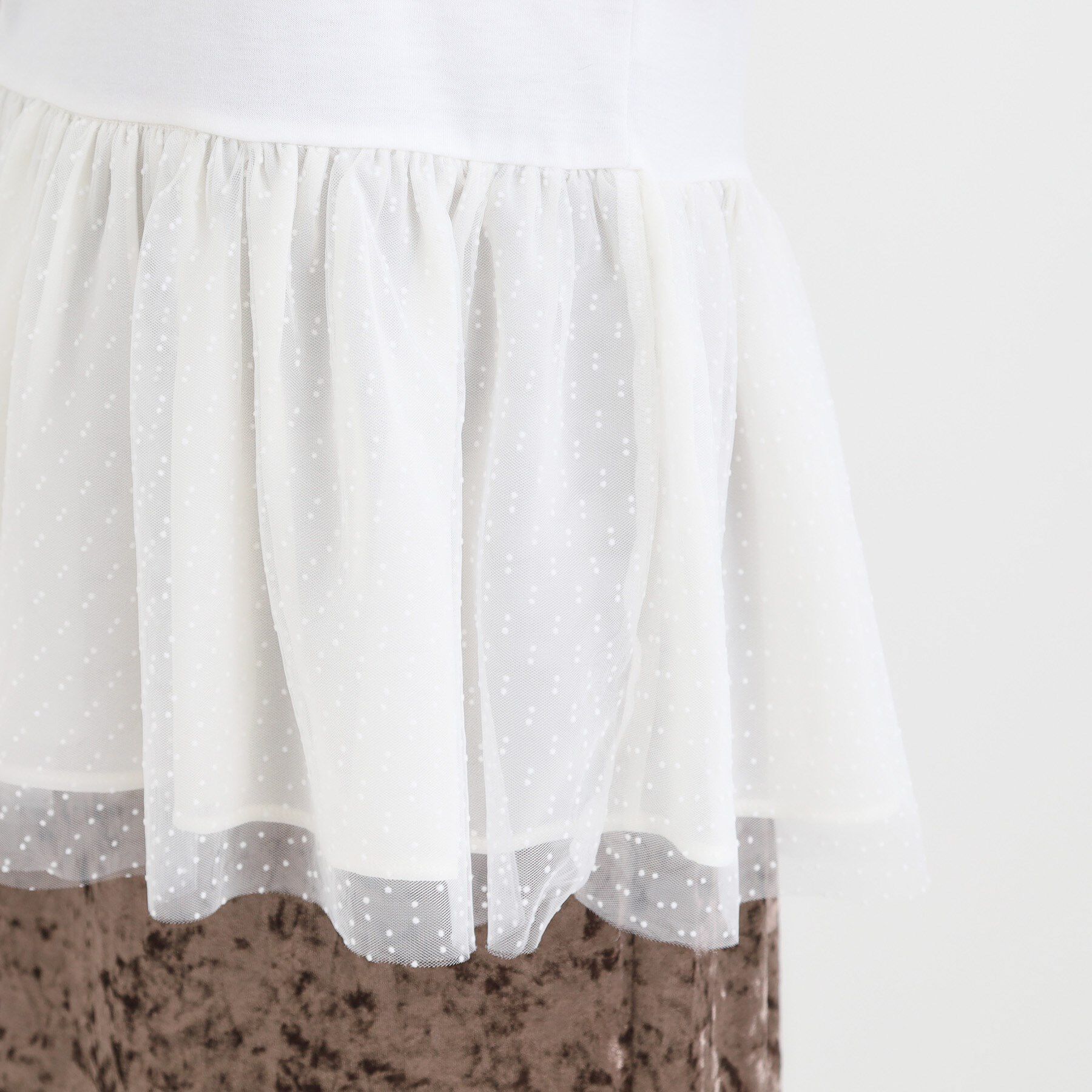 SHOO･LA･RUE「裾フリルレイヤードトップス」|Tシャツ・カットソー|