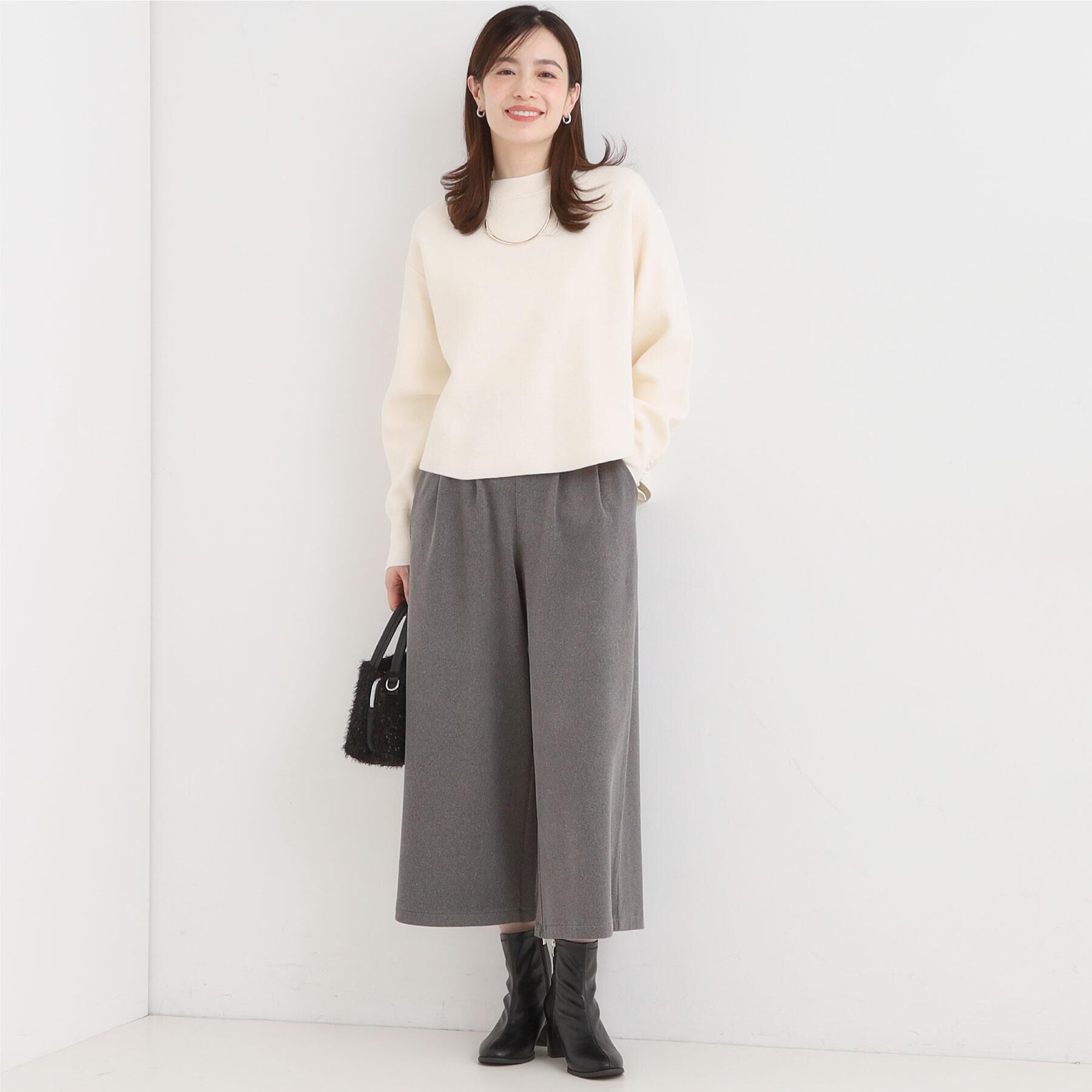 SHOO･LA･RUE「【着丈選べる/きっと虜になる】あったかもちもち ワイドパンツ」|その他|