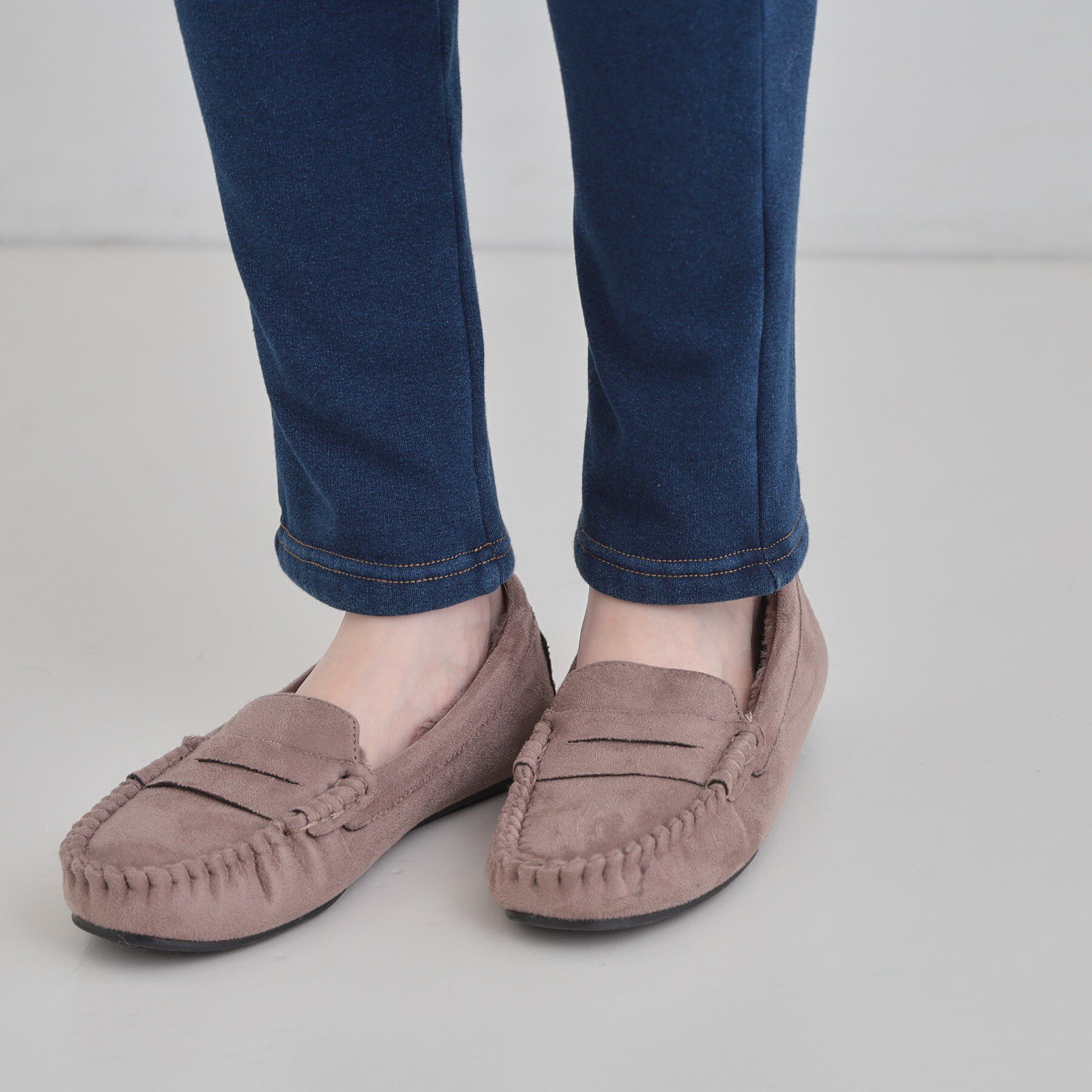 SHOO･LA･RUE「【あったか/洗濯機可/S-LL】裏シャギーデニム風レギンス」|その他|