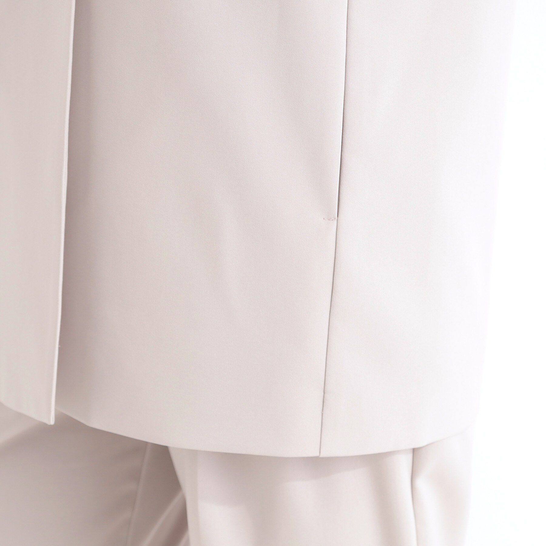 SHOO･LA･RUE「【セットアップ可/洗濯後しわになりにくい/S-LL】シンプルで合わせやすい ノーカラージレ」|ベスト・ジレ|