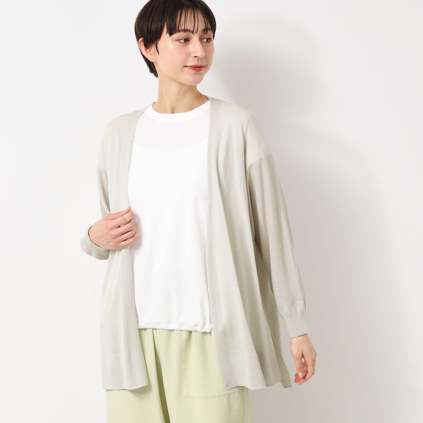 Dessin「【接触冷感・洗える】ドルマンスリーブひんやりカーディガン（S～L）」|カーディガン|