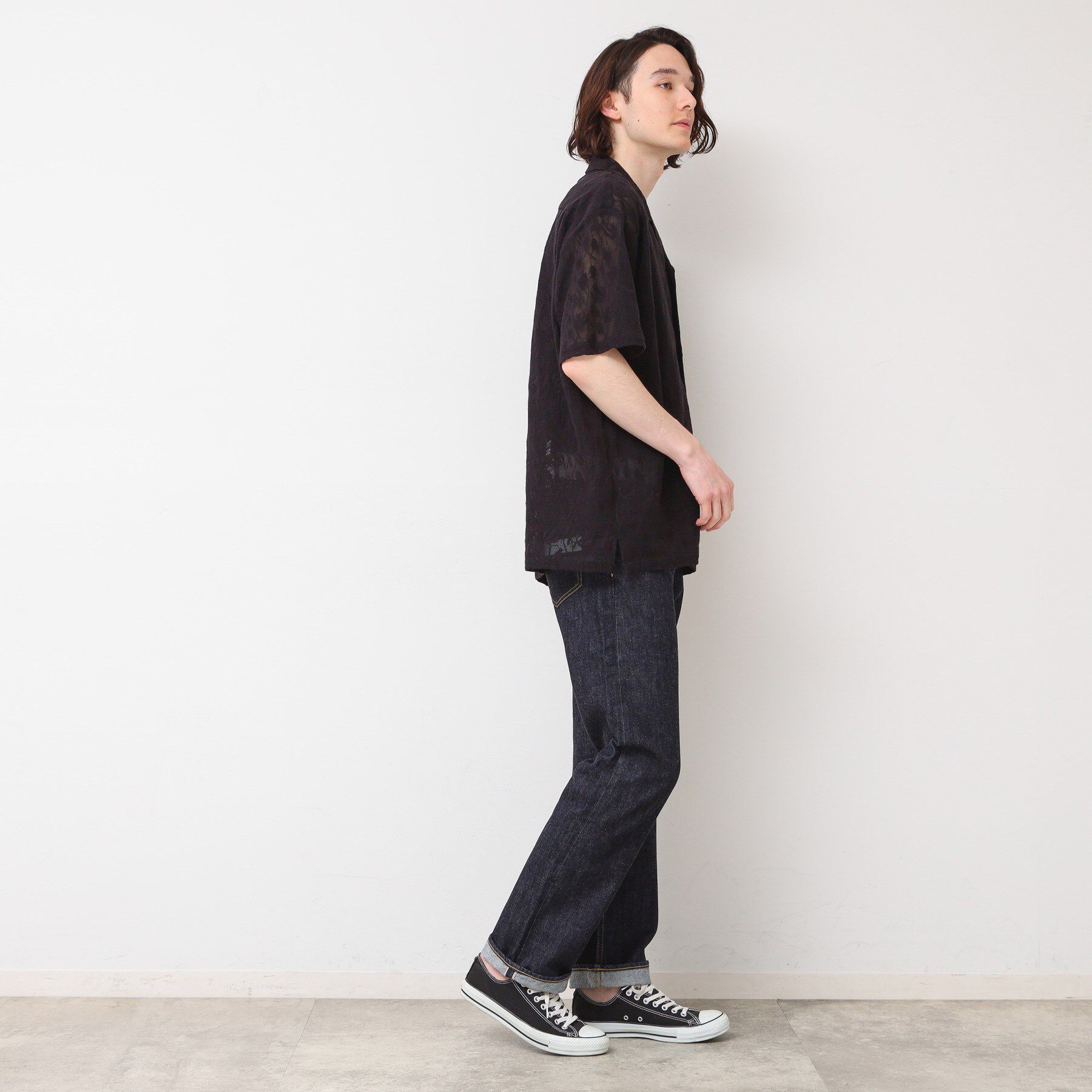 Dessin「【洗える・インド刺繍】インドレースシャツ」|シャツ・ブラウス|