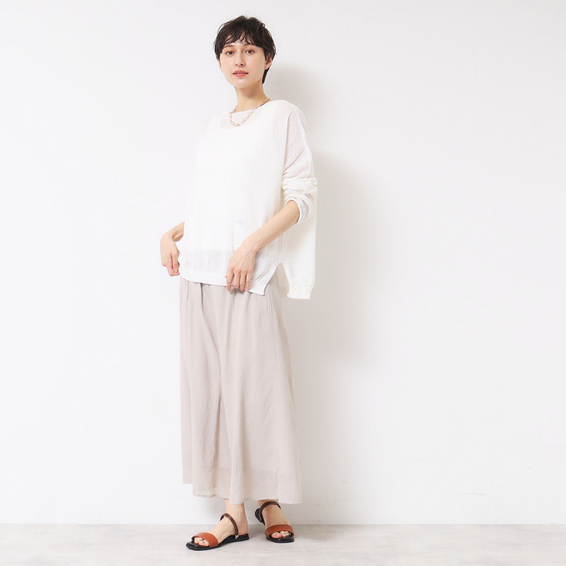 Dessin「【ウエストゴム・洗える】リラクシーパンツ」|その他|