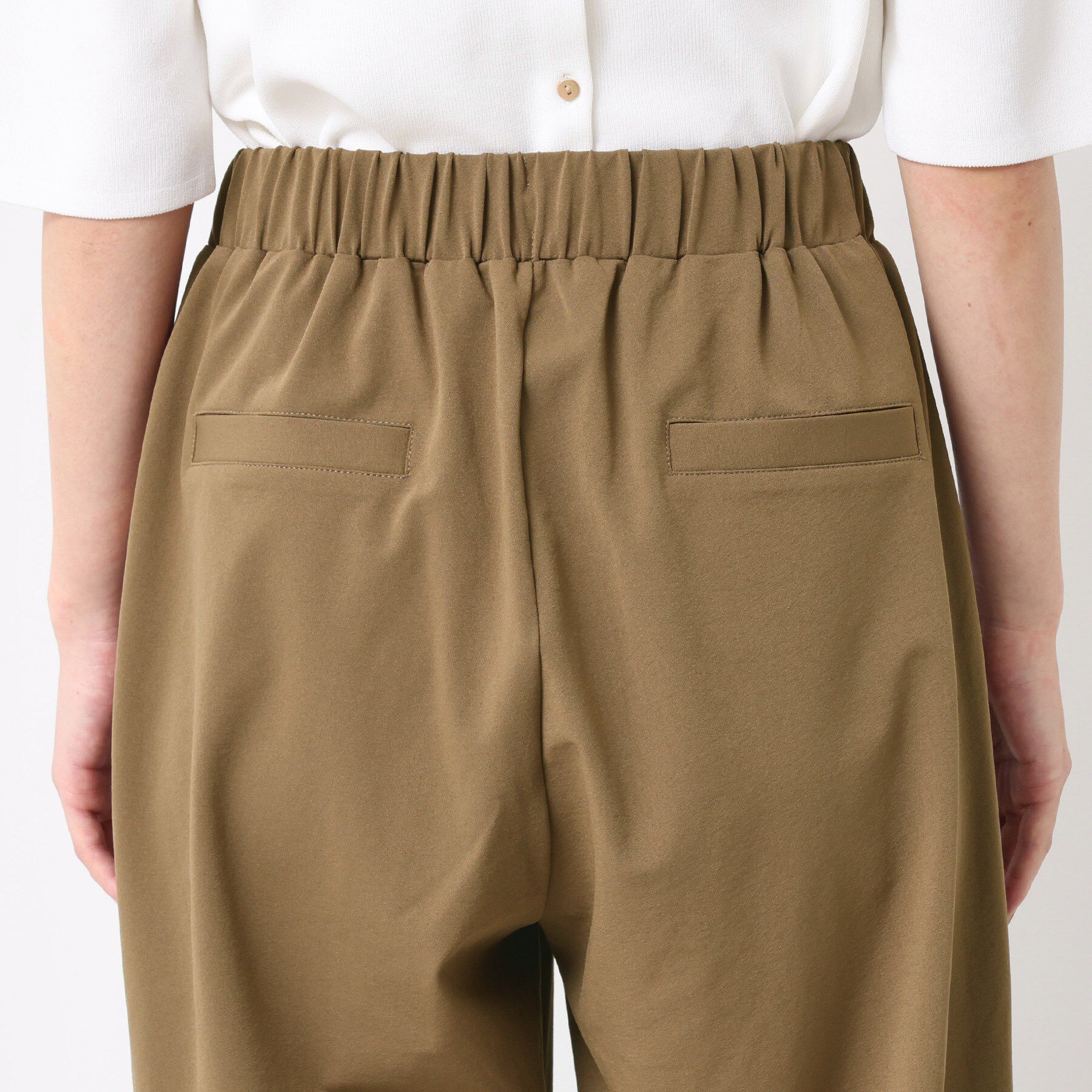 Dessin「【ウエストゴム・洗える】ストレッチワイドパンツ」|その他|