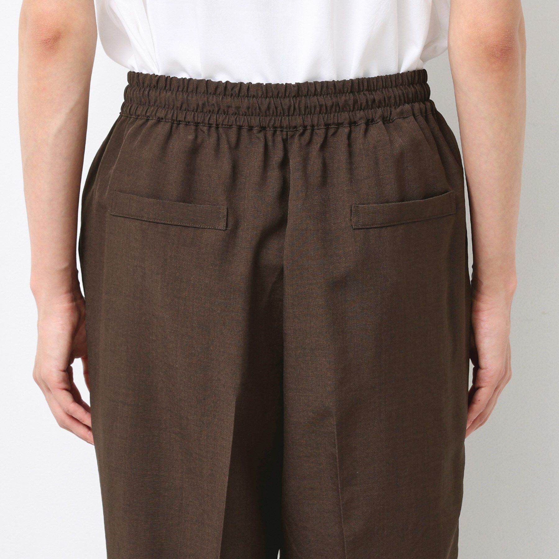 Dessin「【ウエストゴム・洗える】センターライン入りテーパードパンツ（XS～L）」|その他|