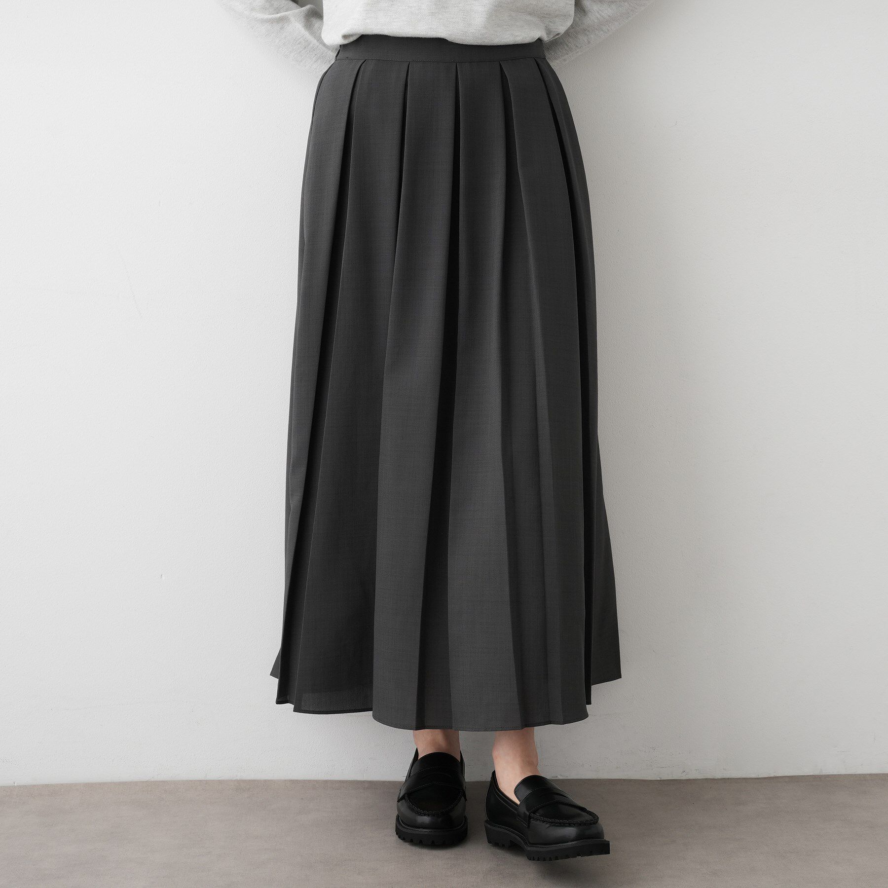 Dessin「【洗える】ボックスプリーツスカート」|スカート|