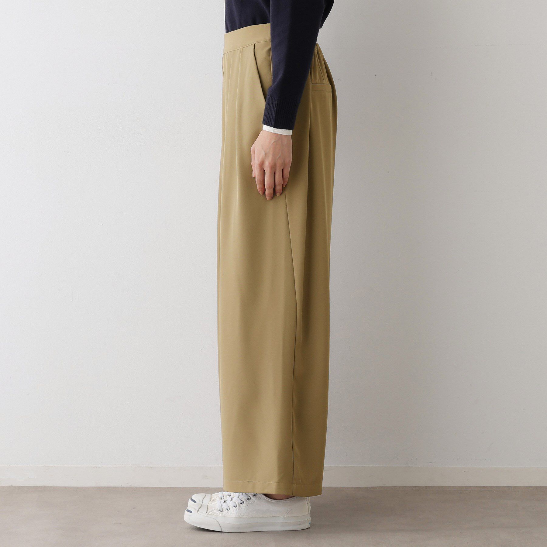 Dessin「【セットアップ可・洗える】ダブルタックワイドパンツ」|その他|