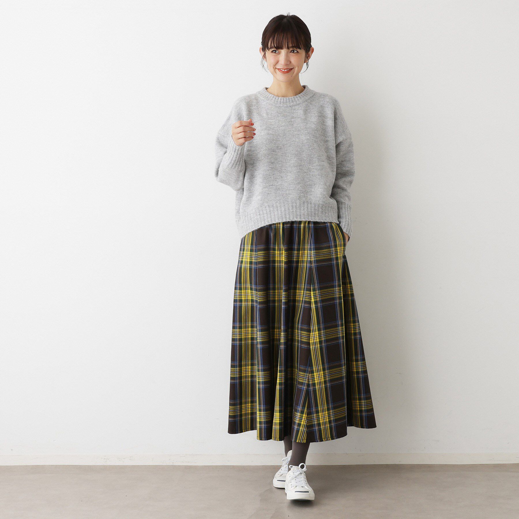 Dessin「【洗える】クルーネックワイドニット」|ニット・セーター|