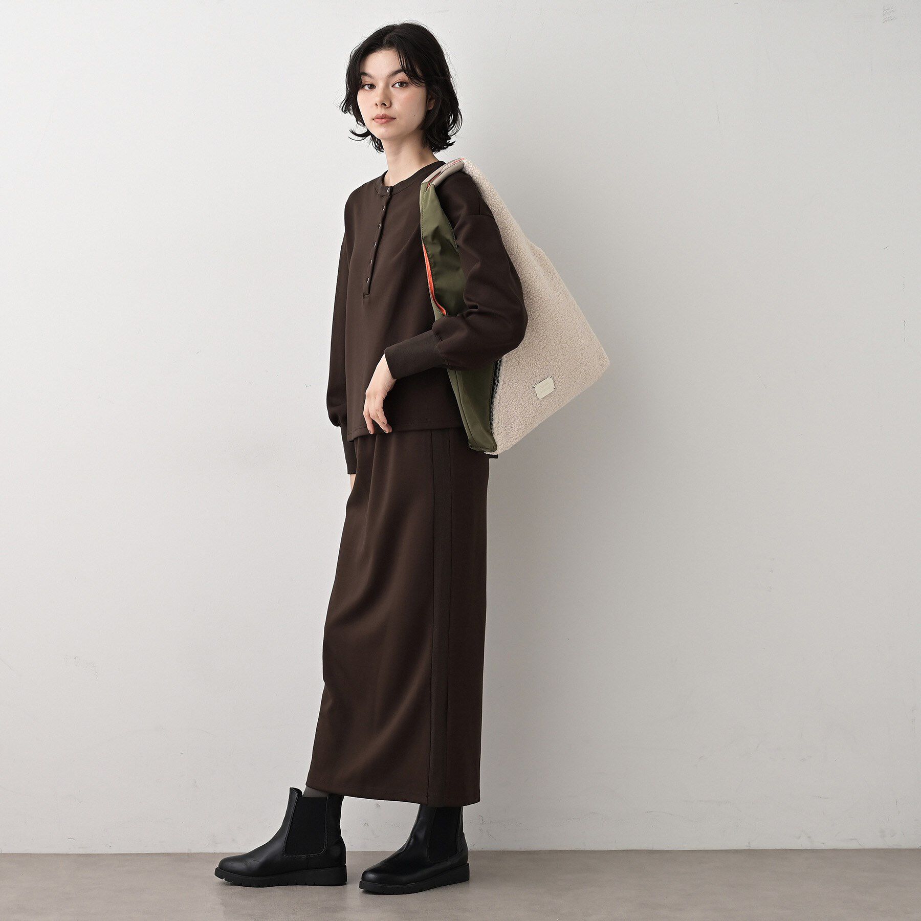 Dessin「トライアングルボアコンビバッグ」|トートバッグ|