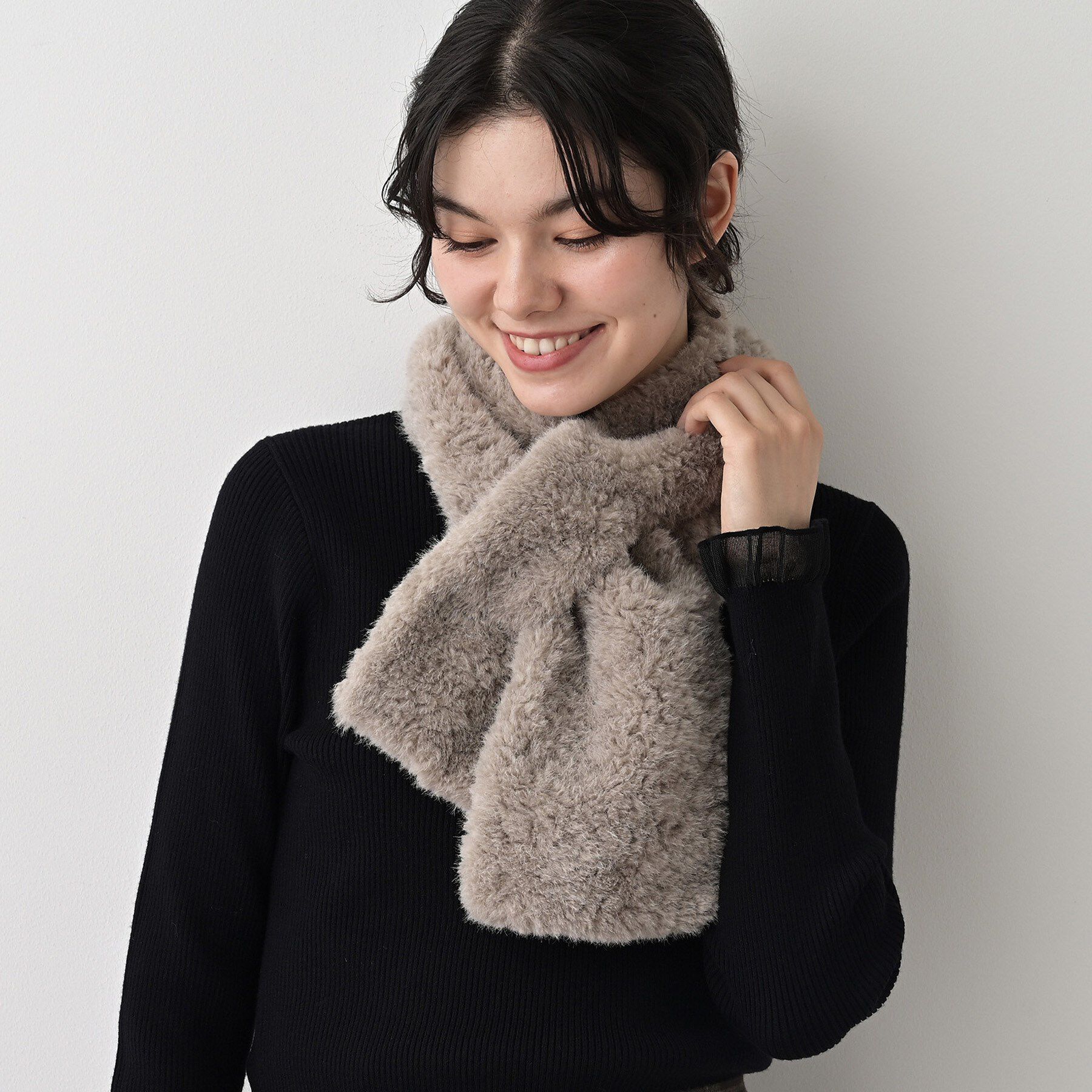 Dessin「フェイクファーティペット」|ストール|