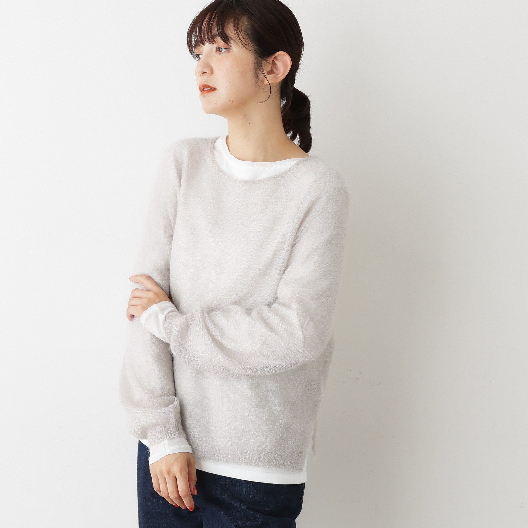 Dessin「ソフトモヘヤニット」|ニット・セーター|