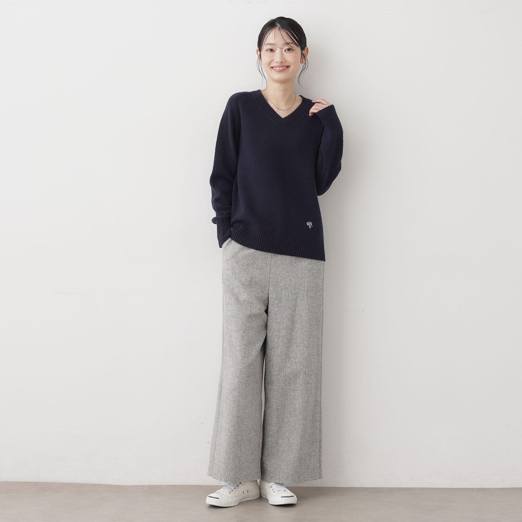 Dessin「ウールカシミヤVネック」|ニット・セーター|