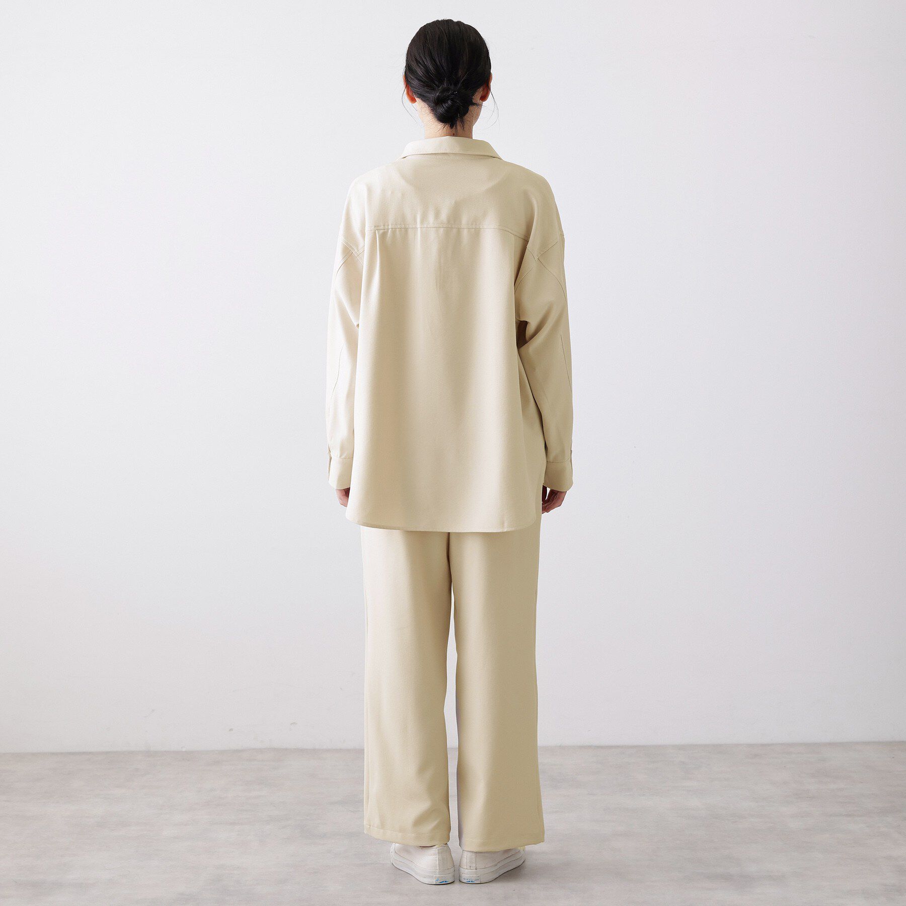 Dessin「【2点セット・洗える】メランジツイルセットアップ」|スーツ|
