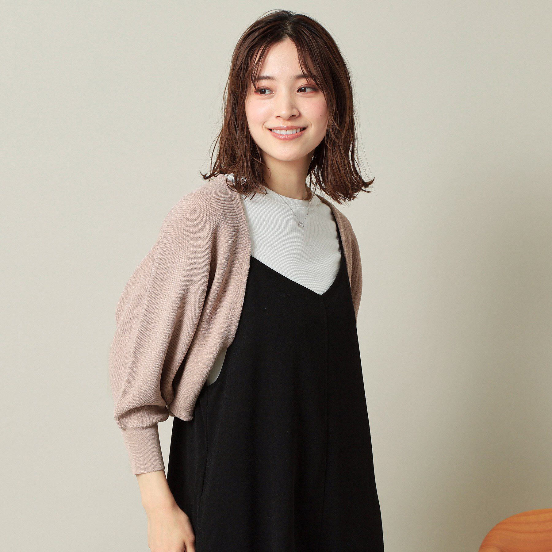 ITS&rsquo;DEMO「【UVケア／アンチピリング／手洗い可】ニットボレロ」|カーディガン|