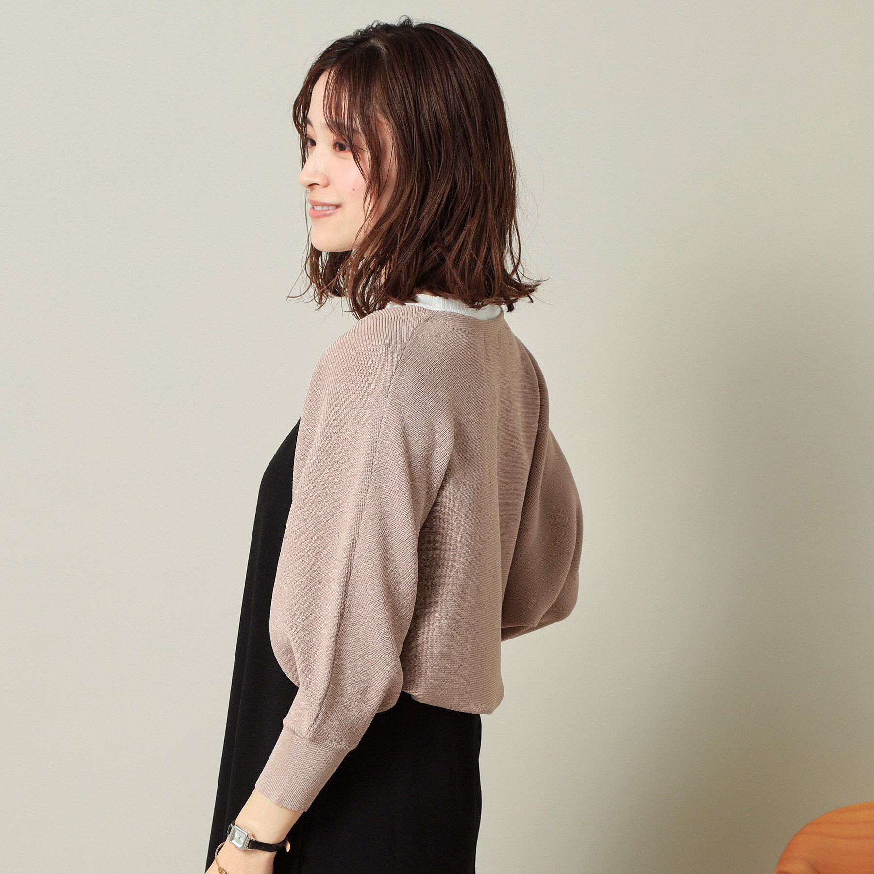 ITS&rsquo;DEMO「【UVケア／アンチピリング／手洗い可】ニットボレロ」|カーディガン|