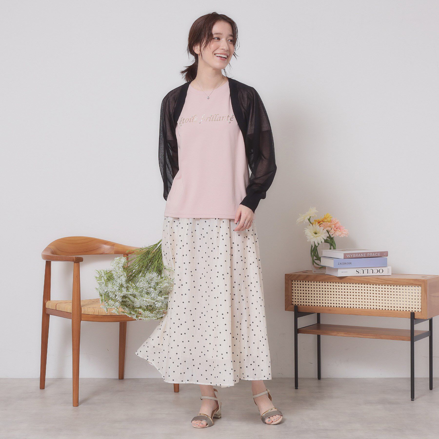 ITS&rsquo;DEMO「【定番人気／手洗い可】ラメボレロ」|カーディガン|