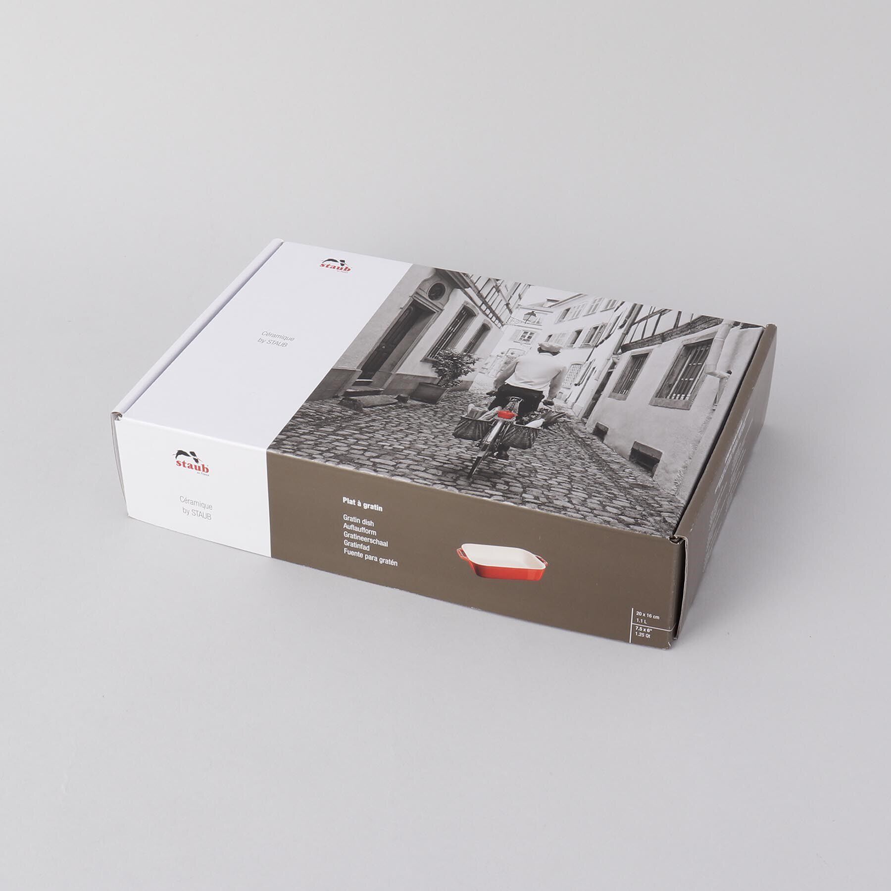 212 KITCHEN STORE「レクタンギュラーディッシュ 20cm WH ＜Staub ストウブ ＞」|食器・キッチングッズ|