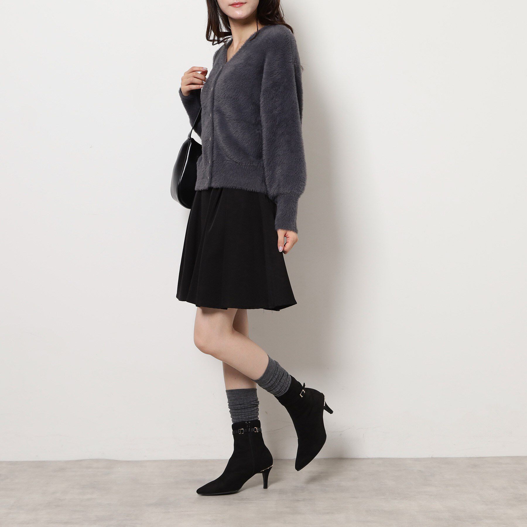 ESPERANZA「ジュエルヒールショートブーツ」|ショートブーツ|