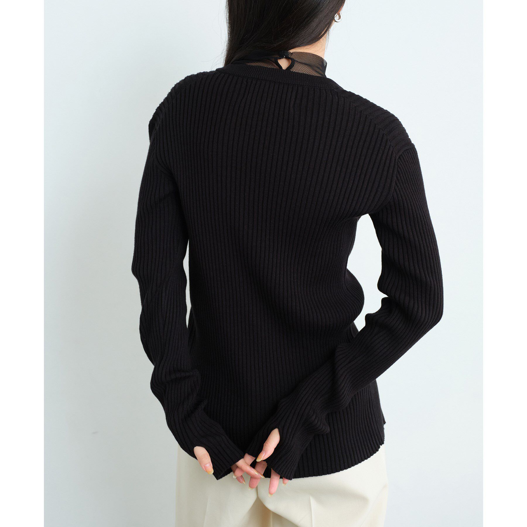 CODE A「fronthook knit cardigan」|カーディガン|