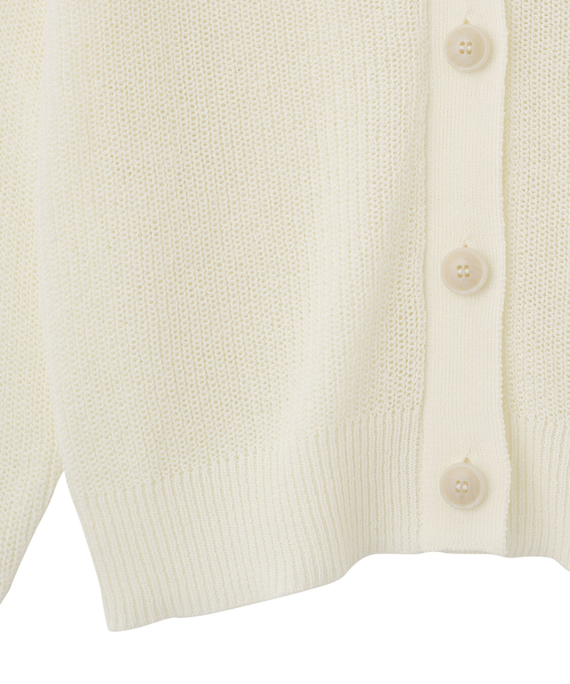 COCO DEAL「レースアップVネックニットカーディガン」|ニット・セーター|