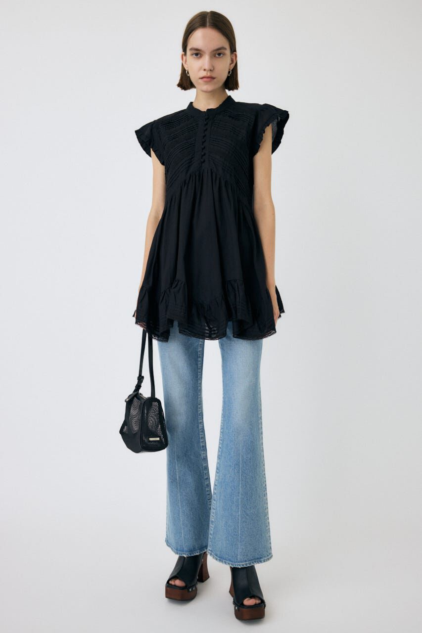 MOUSSY「MVS L/BLU FLARE」|デニム|