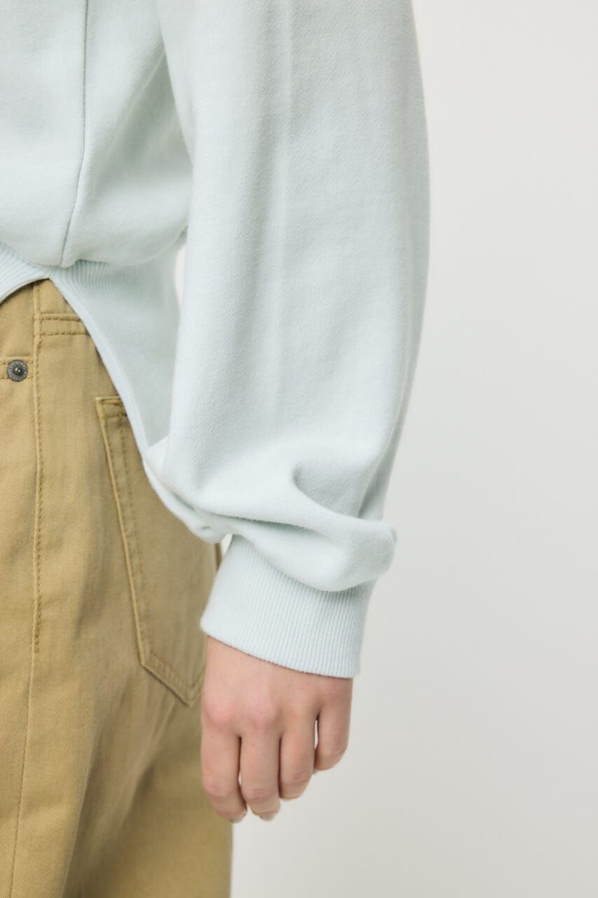 MOUSSY「SIDE SLIT OFF SHOULDER スウェット」|パーカー|