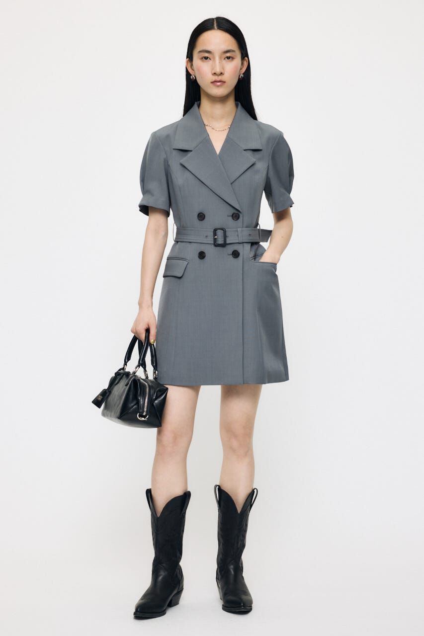 MOUSSY「TRENCH MINI ドレス」|ワンピース|