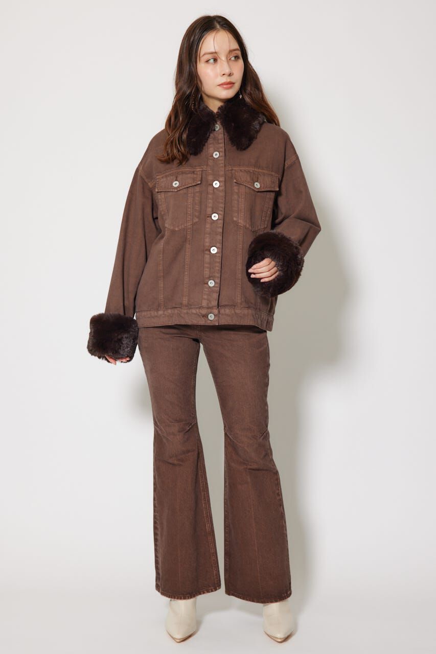 rienda「many wayステンカラーデニムブルゾン」|ブルゾン・スタジャン|