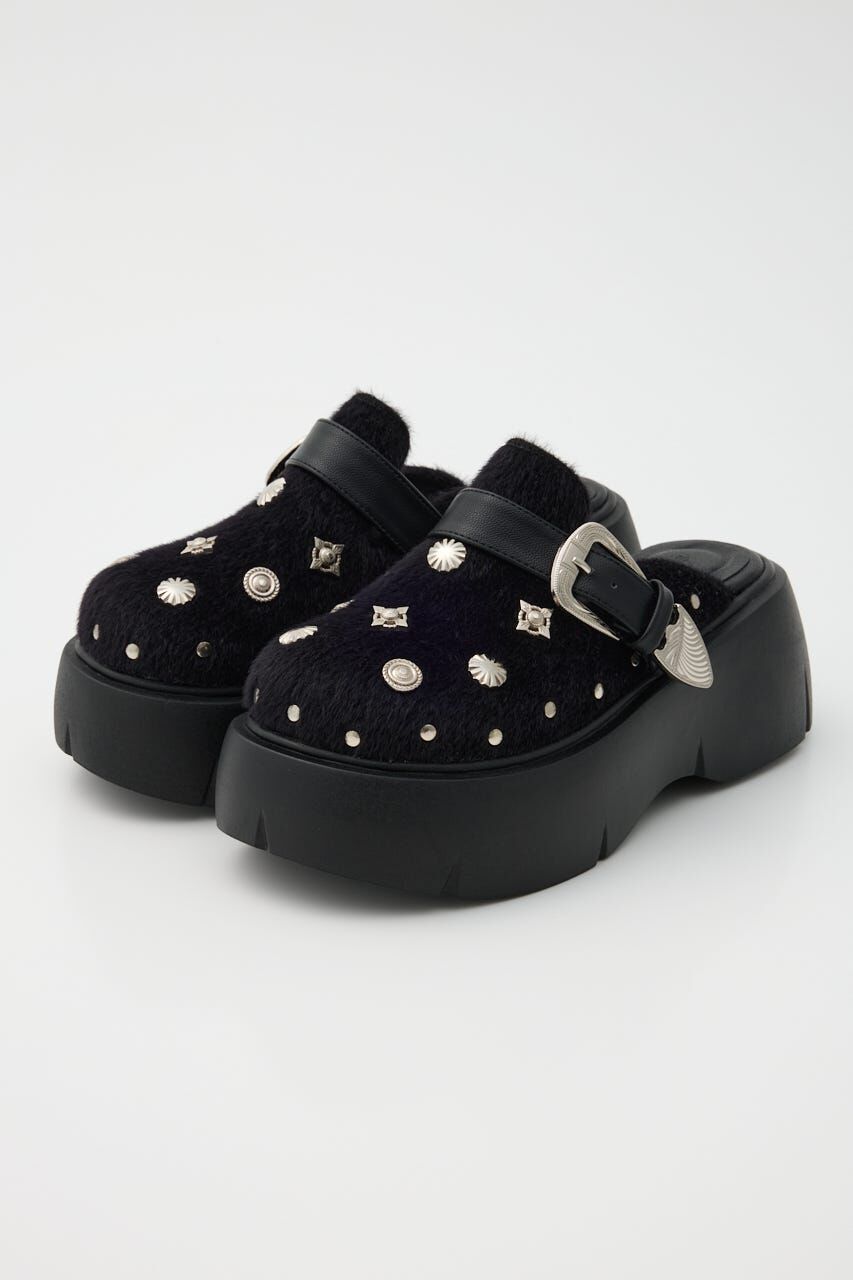 RODEO CROWNS「スタッズサボ」|その他|柄BLK5