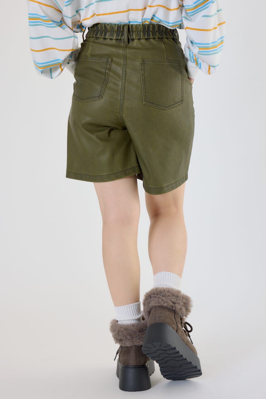 RODEO CROWNS「ヴィンテージフェイクレザーハーフパンツ」|その他|