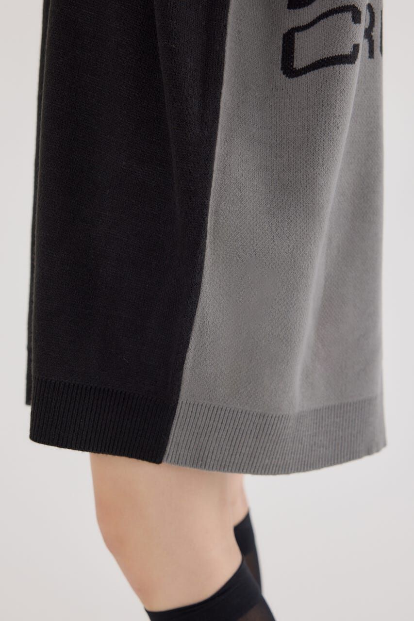 RODEO CROWNS「バックバイカラーロゴニットワンピース」|ワンピース|