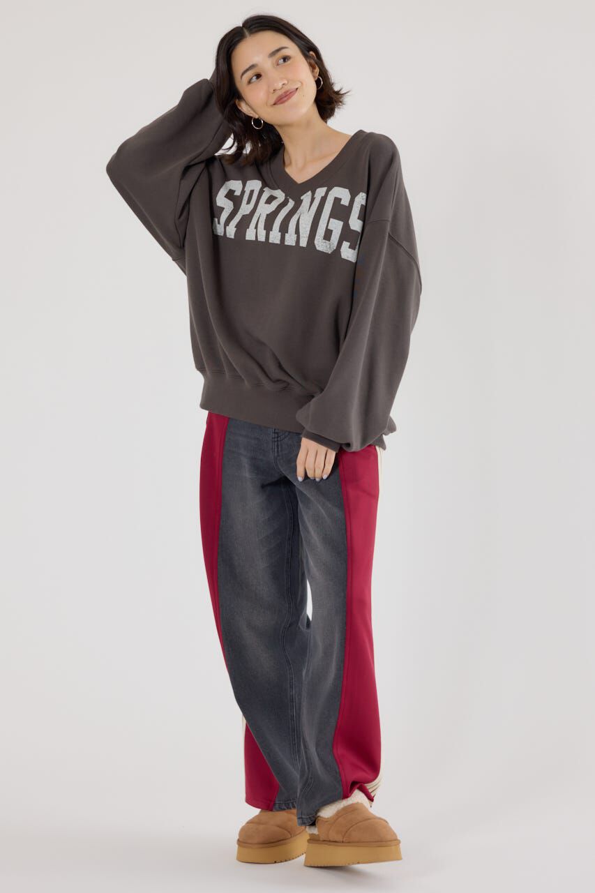 RODEO CROWNS「2 WAYルーズスウェット」|パーカー|