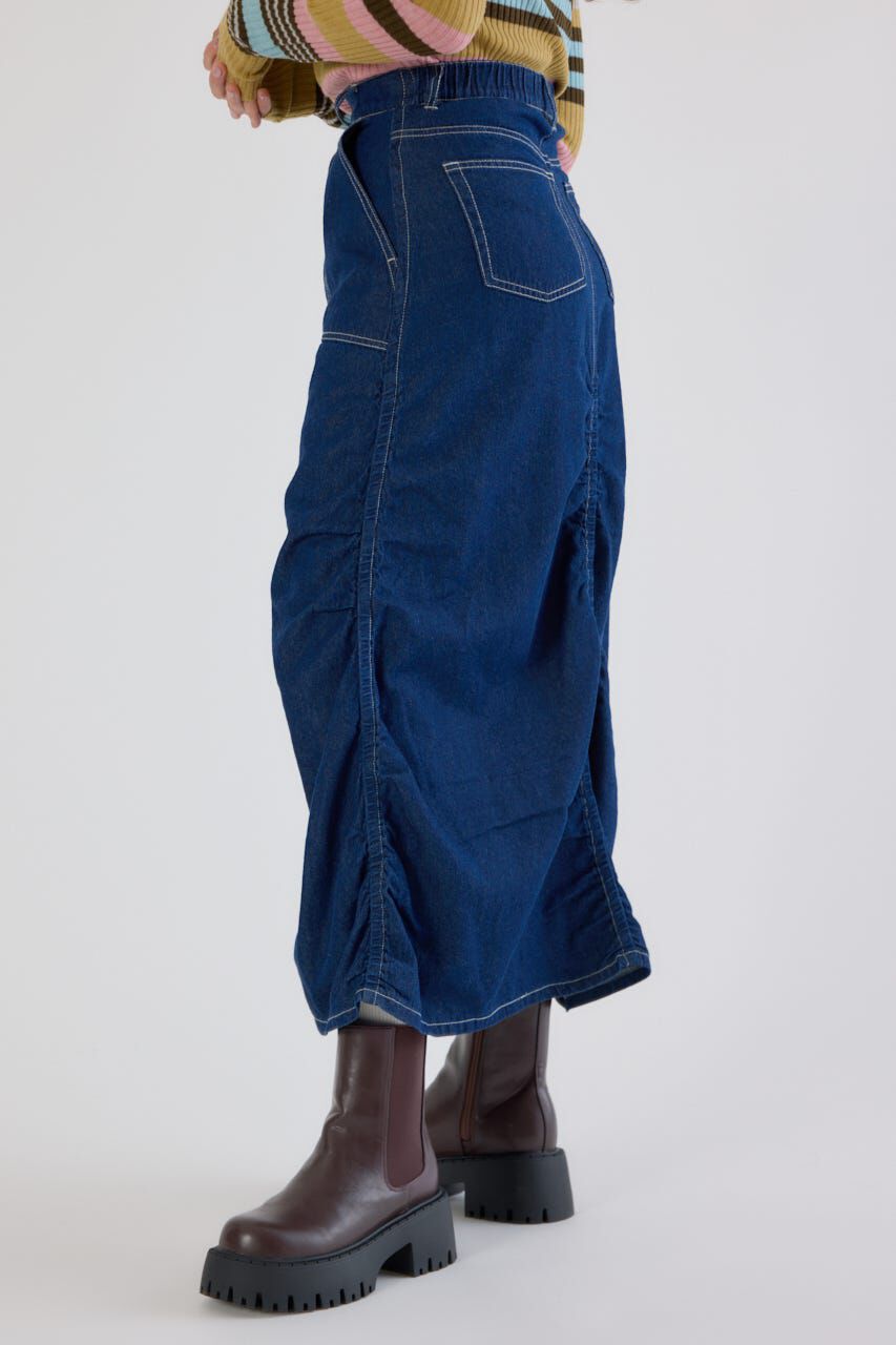 RODEO CROWNS「シャーリングマキシスカート」|スカート|