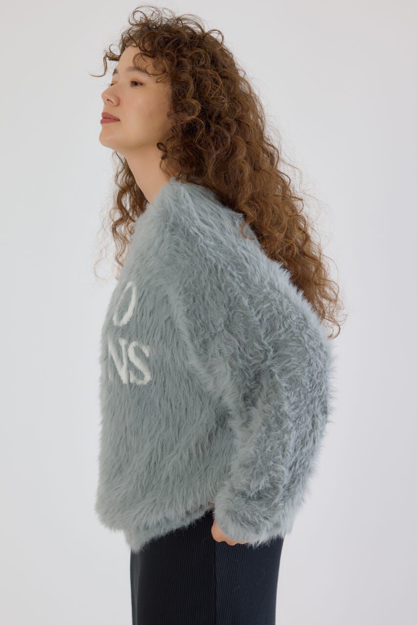 RODEO CROWNS「シャギーロゴニットトップス」|ニット・セーター|