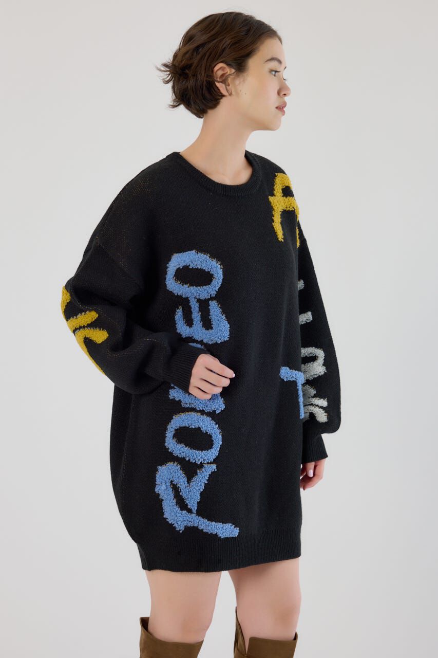 RODEO CROWNS「レタリングロゴニットワンピース」|ワンピース|