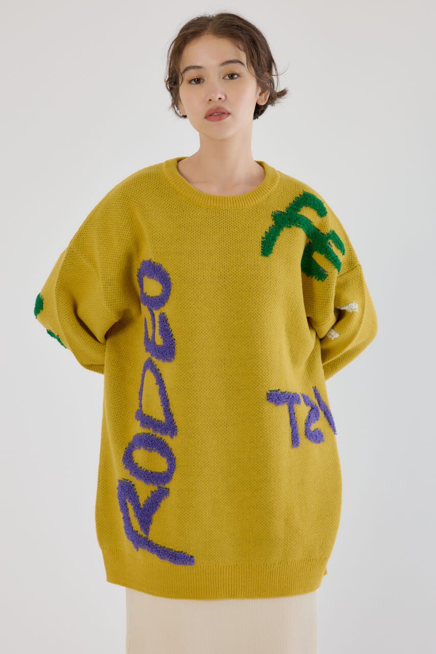 RODEO CROWNS「レタリングロゴニットワンピース」|ワンピース|