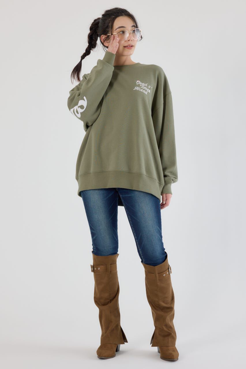 RODEO CROWNS「GHOST BEAR スウェットトップス」|パーカー|