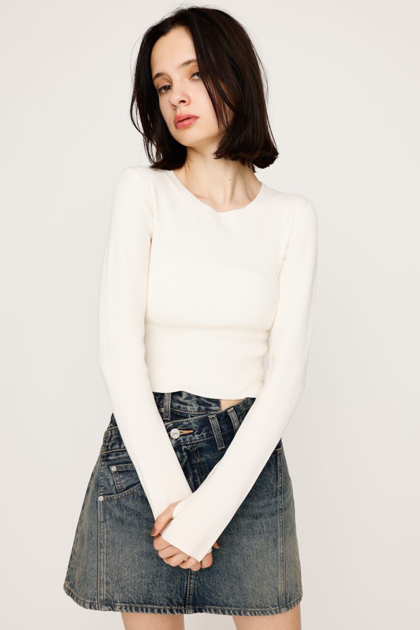 SLY「BASIC HG RIB トップス」|ニット・セーター|IVOY3