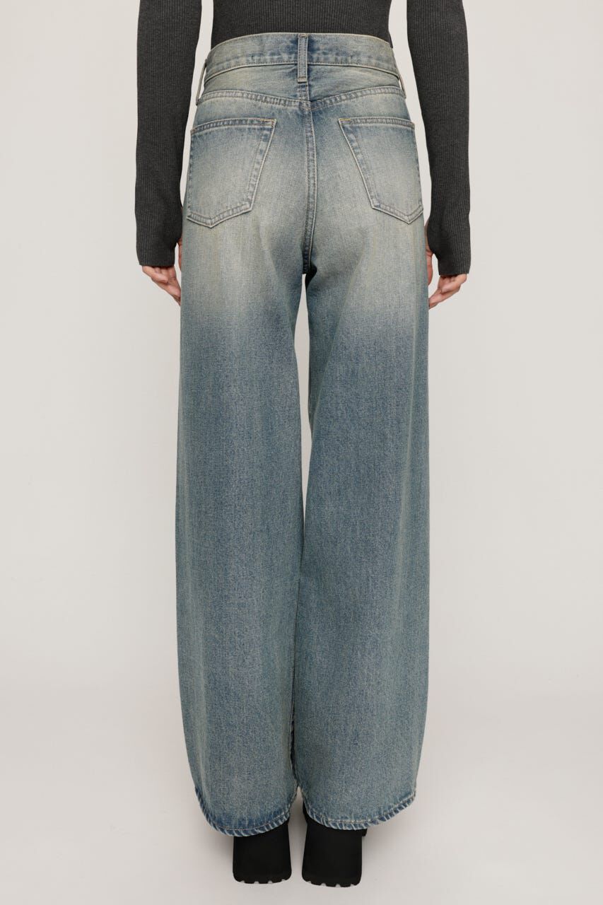 SLY「LAYERED STRAIGHT DENIM パンツ」|デニム|