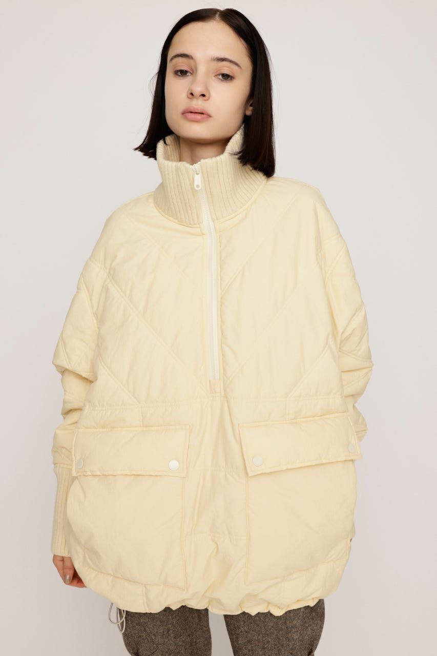 SLY「QUILTING STAND NYLON PULLOVER」|ブルゾン・スタジャン|