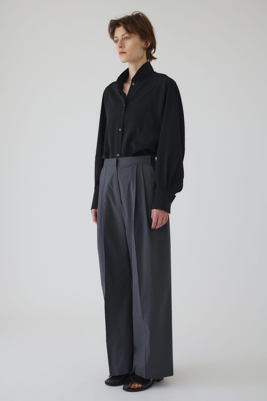 RIM.ARK 「Stand collar volume blouse」|シャツ・ブラウス|