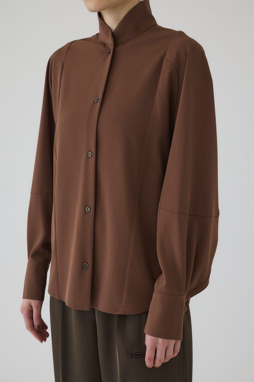 RIM.ARK 「Stand collar volume blouse」|シャツ・ブラウス|